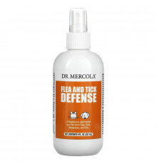 Dr. Mercola, защита от блох и клещей, для собак и кошек, 237 мл (8 унций)