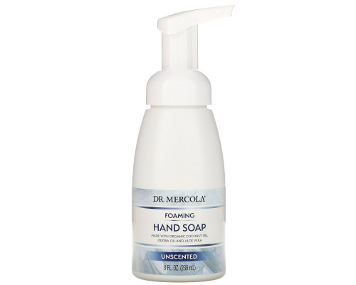 Dr. Mercola Healthy Skin Foaming Hand Soap Unscented 7 fl oz (207 ml) Dr. Mercola Healthy Skin Foaming Hand Soap Unscented 7 fl oz (207 ml)