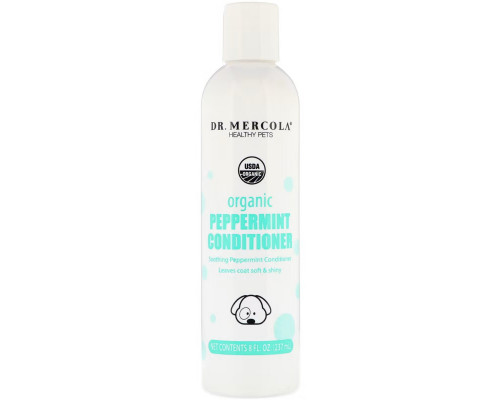 Dr. Mercola, Healthy Pets, Organic Peppermint Conditioner for Dogs, 8 fl oz (237 ml) Dr. Mercola, Healthy Pets, Organic Peppermint Conditioner for Dogs, 8 fl oz (237 ml)