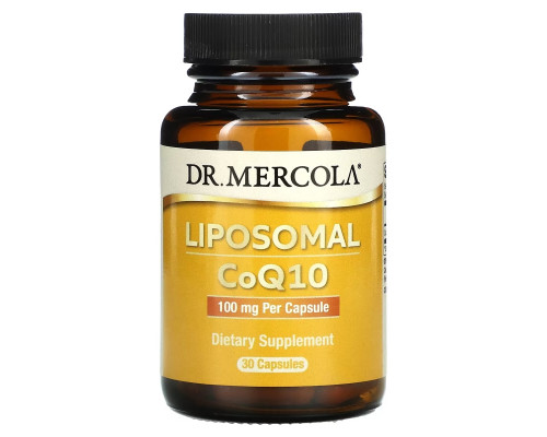 Dr. Mercola, CoQ10, 100 мг, 30 капсул Dr. Mercola, CoQ10, 100 мг, 30 капсул