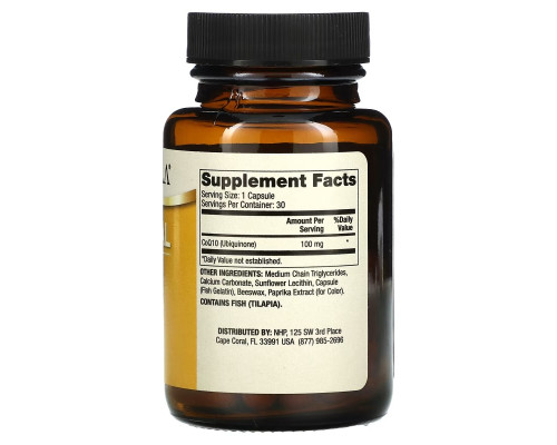 Dr. Mercola, CoQ10, 100 мг, 30 капсул Dr. Mercola, CoQ10, 100 мг, 30 капсул