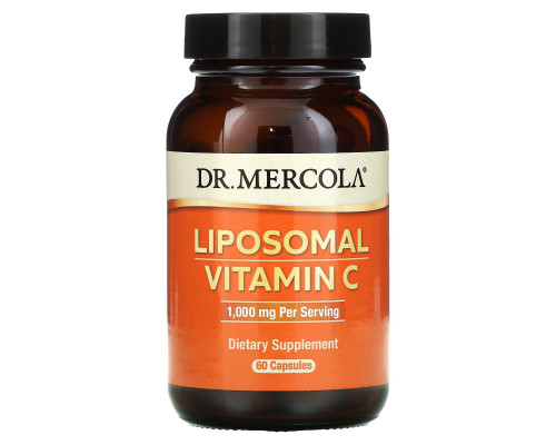 Dr. Mercola, Витамин C в липосомах, 1000 мг, 60 липосомных капсул Dr. Mercola, Витамин C в липосомах, 1000 мг, 60 липосомных капсул