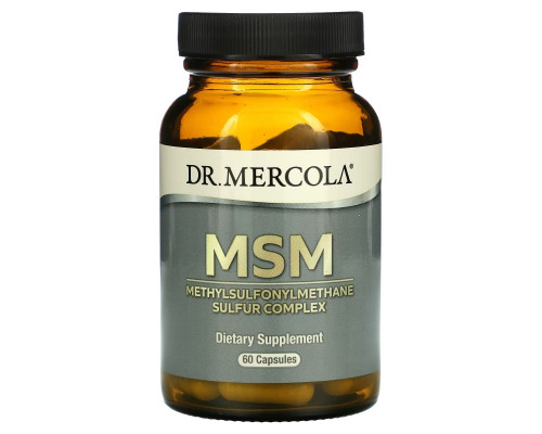 Dr. Mercola Премиум добавки комплекс МСМ с органической серой 60 капсул Dr. Mercola Премиум добавки комплекс МСМ с органической серой 60 капсул