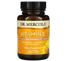 Dr. Mercola, Витамин E, 30 капсул