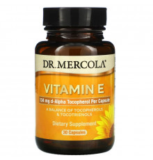 Dr. Mercola, Витамин E, 30 капсул