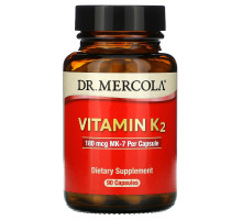 Dr. Mercola, Витамин K2, 90 Капсул