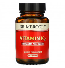Dr. Mercola, Витамин K2, 90 Капсул