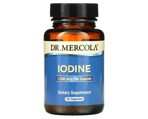 Dr. Mercola Premium Supplements Iodine 30 Caps Dr. Mercola Premium Supplements Iodine 30 Caps