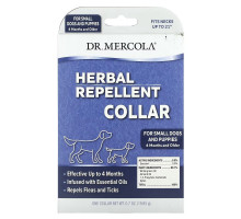 Dr. Mercola, Herbal Repellent Collar, For Small Dogs & Puppies, One Collar, 0.7 oz (19.85 g)