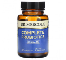 Пребиотики и пробиотики Dr. Mercola, Complete Probiotics, 100 Billion CFU, 30 Capsules