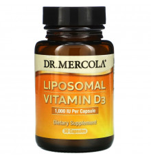 Dr. Mercola, Premium Supplements, Liposomal Vitamin D, 1,000 IU, 30 Capsules