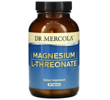 Dr. Mercola, Премиум Добавки ,  L-Треонат магния, 90 капсул