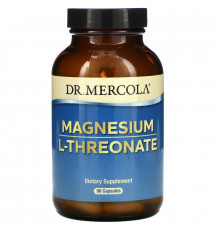 Dr. Mercola, Премиум Добавки ,  L-Треонат магния, 90 капсул