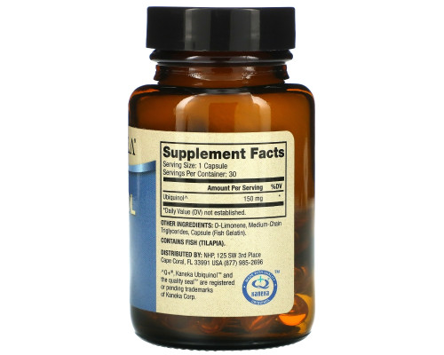 Dr. Mercola, Убихинол, 30 капсул Dr. Mercola, Убихинол, 30 капсул