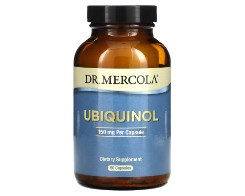 Dr. Mercola, Убихинол, 150 мг, 90 капсул Dr. Mercola, Убихинол, 150 мг, 90 капсул