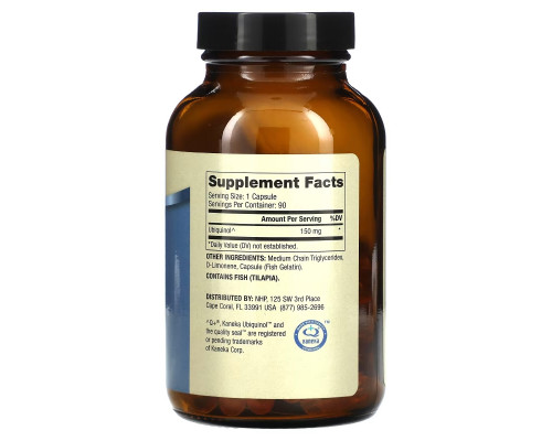 Dr. Mercola, Убихинол, 150 мг, 90 капсул Dr. Mercola, Убихинол, 150 мг, 90 капсул