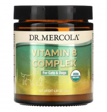 Dr. Mercola, Комплекс витаминов B, для кошек и собак, 0,84 унции (24 г)