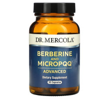 Dr. Mercola, Передовые берберин и MicroPQQ, 30 капсул