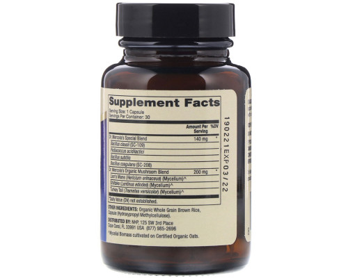 Dr. Mercola, Complete Spore Restore, 30 капсул Dr. Mercola, Complete Spore Restore, 30 капсул