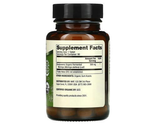 Dr. Mercola, Biodynamic, Organic Fermented Moringa, 90 Tablets Dr. Mercola, Biodynamic, Organic Fermented Moringa, 90 Tablets