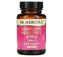 Dr. Mercola, Complete Probiotics for Women, 70 Billion CFU, 30 Capsules