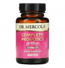 Dr. Mercola, Complete Probiotics for Women, 70 Billion CFU, 30 Capsules