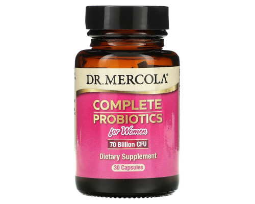 Dr. Mercola, Complete Probiotics for Women, 70 Billion CFU, 30 Capsules Dr. Mercola, Complete Probiotics for Women, 70 Billion CFU, 30 Capsules