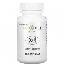 Bio Tech Pharmacal Inc D3-5 Cholecalciferol 250 Capsules
