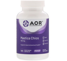 Advanced Orthomolecular Research AOR, Mastica Chios, мастика с острова Хиос, 400 мг, 120 вегетарианских капсул