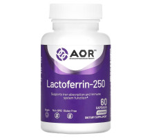 Advanced Orthomolecular Research AOR, Lactoferrin-250, 60 Capsules