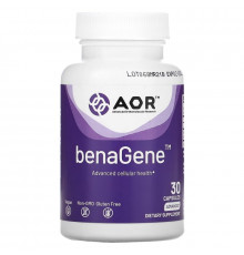 Advanced Orthomolecular Research AOR Advanced Series антивозрастная добавка benaGene 30 капсул
