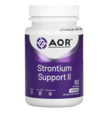 Минералы и микроэлементы Advanced Orthomolecular Research AOR, Strontium Support II, 60 капсул
