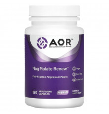Advanced Orthomolecular Research AOR Classic Series Mag Malate Renew 120 Veggie Caps