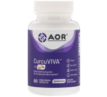 Advanced Orthomolecular Research AOR, CurcuViva, 80 mg, 60 Vegan Capsules