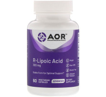 Advanced Orthomolecular Research AOR, High Dose R-Lipoic Acid, 300 mg, 60 Vegan Capsules