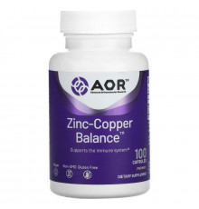 Advanced Orthomolecular Research AOR Classic Series Zinc-Copper Balance 100 Veggie Caps