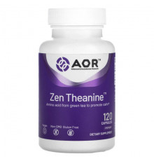 Аминокислоты Advanced Orthomolecular Research AOR, Zen Theanine, 120 капсул