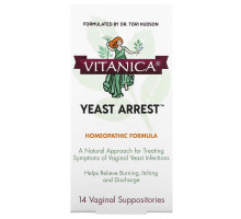 Vitanica, Yeast Arrest, 14 вагинальных суппозиториев