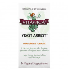 Vitanica, Yeast Arrest, 14 вагинальных суппозиториев