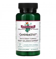 Vitanica CandidaStat для поддержки баланса дрожжей  60 капсул на растительной основе