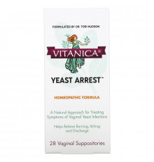Vitanica, Yeast Arrest, 28 Vaginal Suppositories