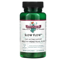 Vitanica, Slow Flow, поддержка менструального цикла, 60 вегетарианских капсул