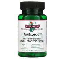 Vitanica FemEcology Влагалищная / кишечная поддержка 30 вегетарианских капсул