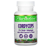 Paradise Herbs Тибетский кордицепс 60 овощных капсул