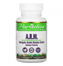 Paradise Herbs Астрагал Рейши Майтаке Плюс 60 растительных капсул