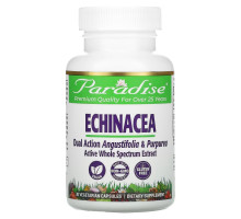 Paradise Herbs, Эхинацея двойного действия, 30 растительных капсул