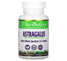 Paradise Herbs Астрагал 60 вегетарианских капсул