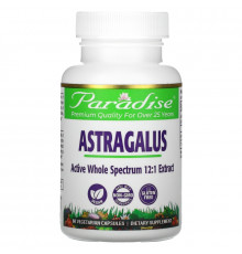 Paradise Herbs Астрагал 60 вегетарианских капсул