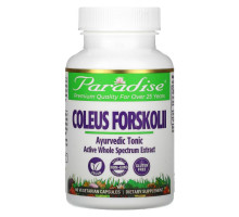 Paradise Herbs Колеус форсколии 60 капсул в растительной оболочке