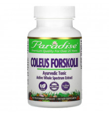Paradise Herbs Колеус форсколии 60 капсул в растительной оболочке